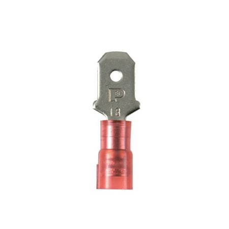 Panduit Male Disconnect, nylon barrel insulated, DNF18-250M-M